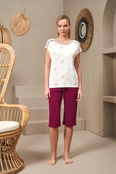 PJS 25145 Жіночий комплект піжами з короткими рукавами