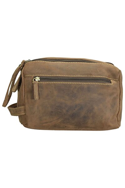 Greenburry Vintage Kulturbeutel Leder 23 cm