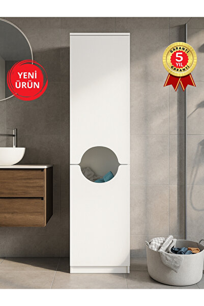 dorpek Verga Kirli Sepetli Çok Amaçlı Dolap | Çamaşır Makinesi Kirli Sepeti &...