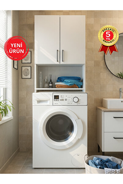 dorpek Brillon Çamaşır Makinesi Dolabı – Banyo Dolabı & Çamaşır Odası Uyumlu ...