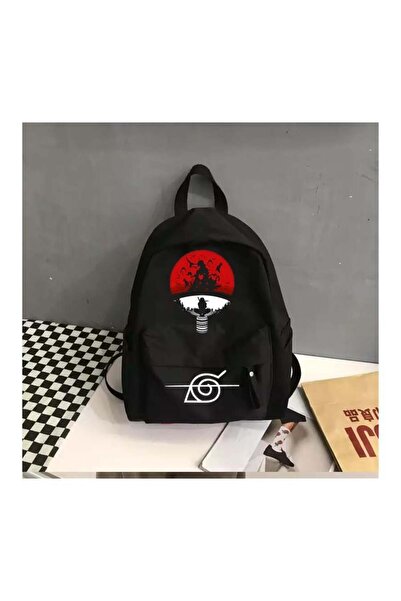 Köstebek Suluklu Naruto Itachi Logo Okul Sırt Çantası