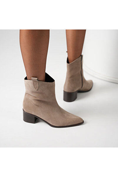 Ametist Western Mink Suede Women's Boots – Warm Lined |   22.5 cm Boot Height...