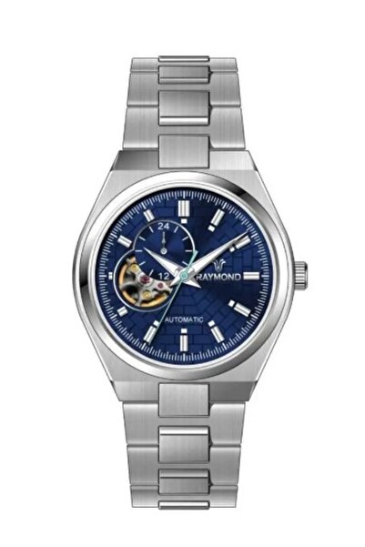 Raymond ساعة يد رجالية RYM-250424-فضية-مع حزام