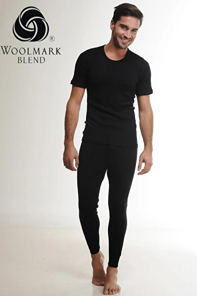 Hasyün 4001 Erkek Siyah Uzun Yün Don