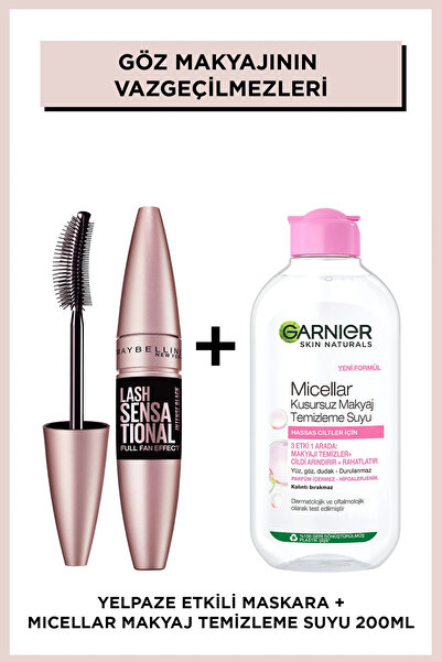 Maybelline New York Lash Sensational Intense Black Maskara - Ekstra Siyah & G...