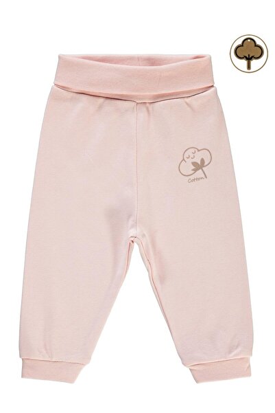 Civil Baby Organik Pamuklu 1-12 Ay Patiksiz Tek Alt Bebe - Pembe 1-3 Ay