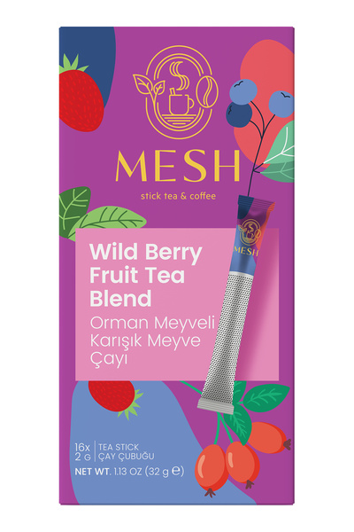 Mesh Stick Orman Meyveli Bitki Çayı Karışık Meyve Çayı 16'lı 2 gr