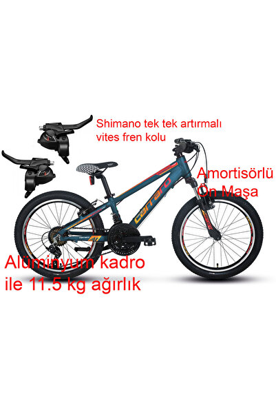 Carraro Force 200 20 Jant 21 Vitesli Çocuk Bisikleti (120 /140 cm arası boy)