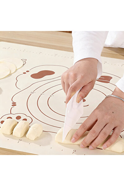 Choice حصيرة عجن 70×50 سم، حصيرة سيليكون سميكة، حصيرة مانعة للانزلاق، حصيرة ع...