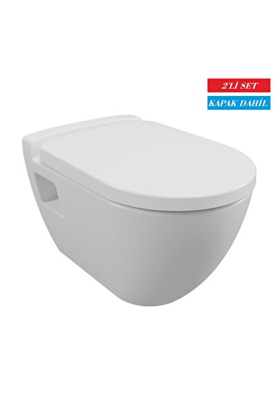 Eca Serel Smart Asma Klozet + Serel Beta Slim Yavaş Kapanan Klozet Kapağı (SM...