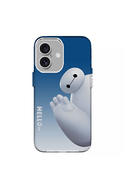 Turkuaz حافظة سيليكون فاخرة متوافقة مع آيفون 16 بتصميم بيج هيرو