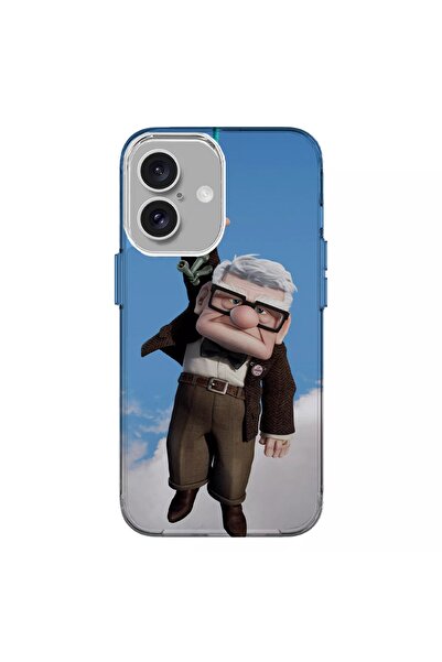 Turkuaz iPhone 16 Compatible Carl Fredricksen Designed Luxury Silicone Case