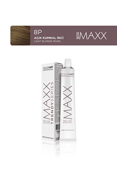MAXX DELUXE Trendy Series Tüp Saç Boyası 100 ml 8P Açık Kumral İnci