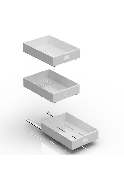AtelierAnka Easyslide Drawer Sliding Organizer with 3 Rails