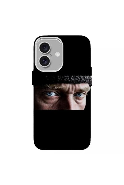 Turkuaz Iphone 16 Uyumlu Atatürk Tasarimli Lüks Silikon Kilif