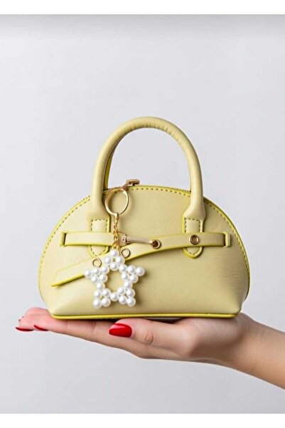 ÇANTA Kızlar Çabuk ☺Limone Çantanın Şıklığına Zarifliğine Bakın İnci Charm He...