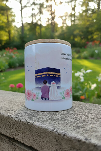 AYIŞIGII HEDİYELİK Kâbe Temalı Porselen Kumbara | Manevi Hediye, Kaliteli Bas...