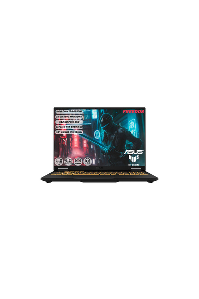 ASUS TUF Gaming F16 i7-14650HX 16 GB 512 GB SSD RTX 5050 16" FreeDOS FX608JHR...