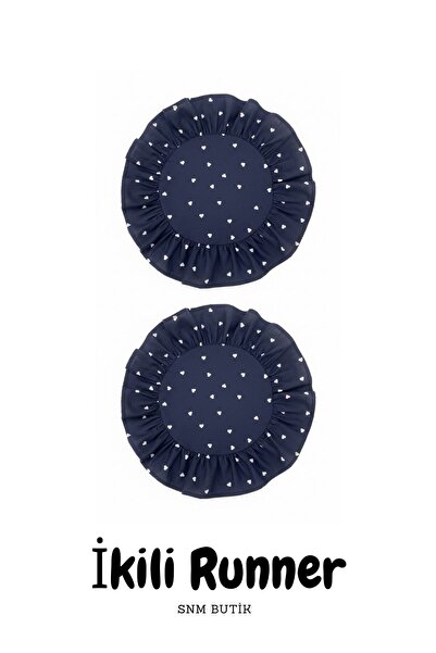 snmbutik Yuvarlak Fırfırlı Runner 2'li
