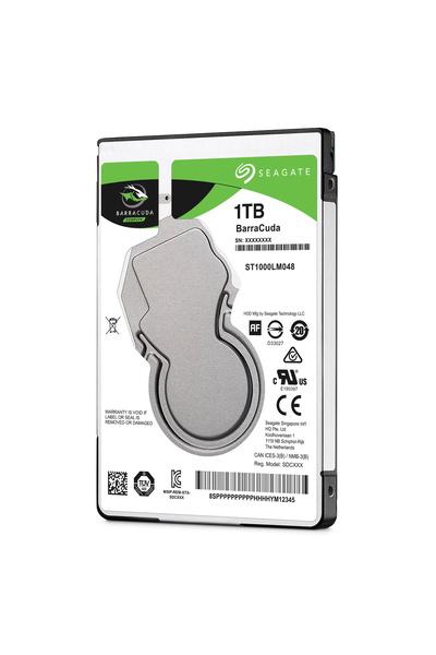Seagate HDD Laptop BarraCuda® 1TB, 5400rpm, 128MB cache, SATA III