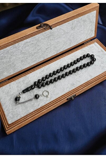 dergah tesbih Hediye Tesbih İsimli Oltu Taşı Tesbih El İşçiliği