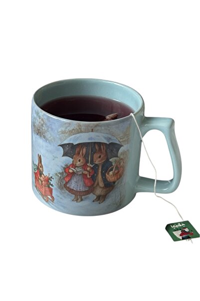 KEDY Vintage Yılbaşı Tavşanları Kupa