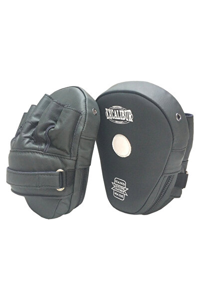 Excalibur قفازات ملاكمة من الجلد الطبيعي من بورتو، لون أسود، زوج واحد