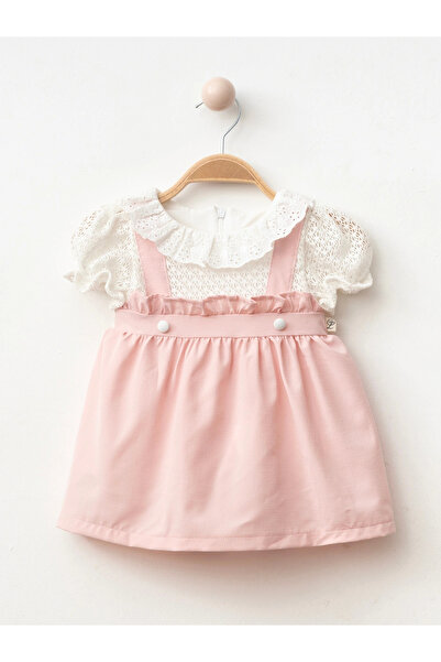 Lumia Baby Dantel Detaylı Kız Bebe ELbise