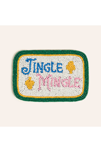 Zsa Zsa Zsu Dadrı Cam - Polyester Bardak Altlığı 12x8 Cm Mavi