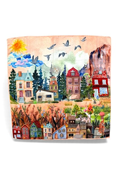 Oyt DÜKKAN Sanatsal Özel Tasarım 48x48 Bandana Fular