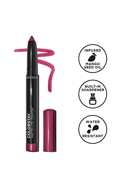 Revlon أحمر شفاه Colorstay Matte Lite Crayon، Lifted