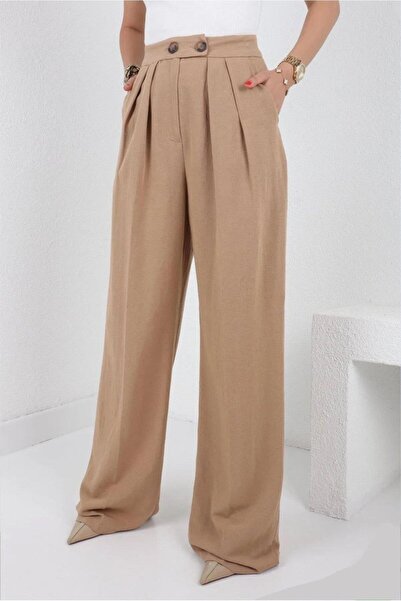 Ecenin Favorileri Lanene palazzo pantalone