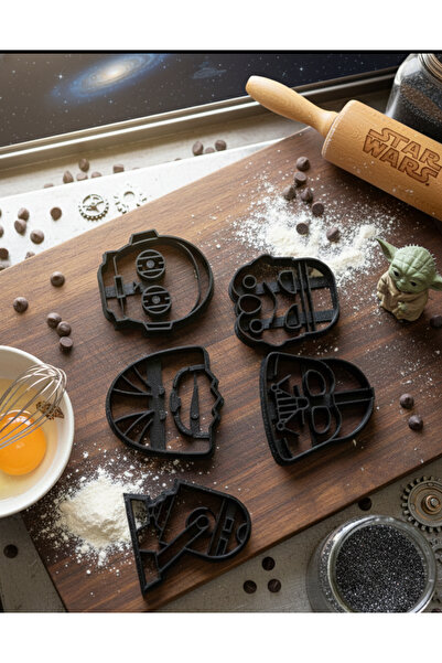 Ekol 3D مجموعة قوالب كوكيز حرب النجوم