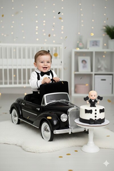 annerüyası PATRON BEBEK BASKILI SALOPET TAKIM