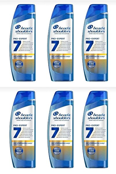 Head & Shoulders شامبو فعال ضد القشرة ومضاد لتساقط الشعر 7 في 1 × 6