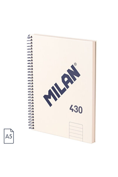 Milan Notebook Serie 1918 A5 80 sheets dictating spiral hard cardboard cover