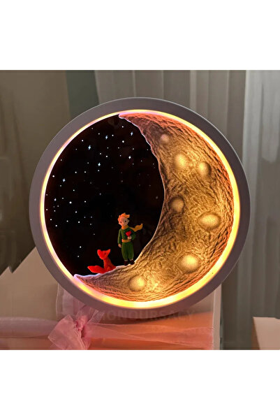 nilss 2021 Gece Lambası Dekoratifmasa Üstü Küçük Prens Bluetooth-light Gift Small Sound Cartoon Yeni Wireless