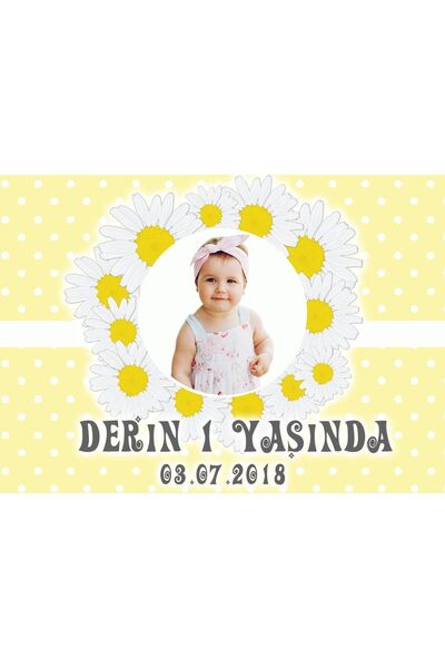 Sunligo Papatyalı Doğum Günü Magnet 16 Adet