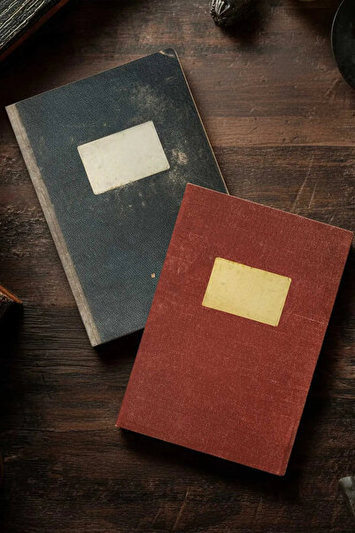 Bazen Defter Üçüncü Eski Renkler İkili Defter Seti