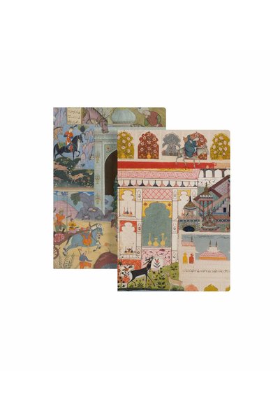 Bazen Defter مجموعة دفاتر ملاحظات A5 غير مسطرة - دفتر يوميات، دفتر ملاحظات، ودفتر ملاحظات بحجم 15x21 سم بتصميم حصان مصغر