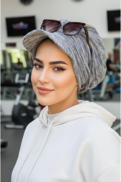 Aişe tesettür Kot Desen Tesettür Şapka Bone