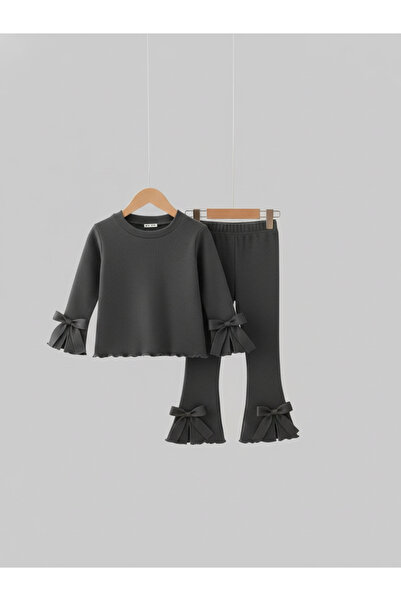 HÜMAKİDSWEAR طقم ملابس للفتيات من قماش ريبانا