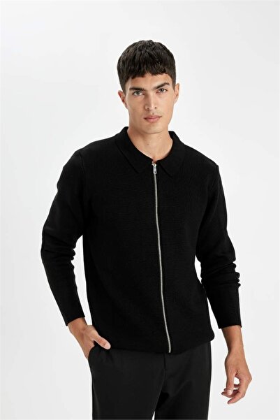 DeFacto Cardigan pentru bărbați D3592AX/BK27