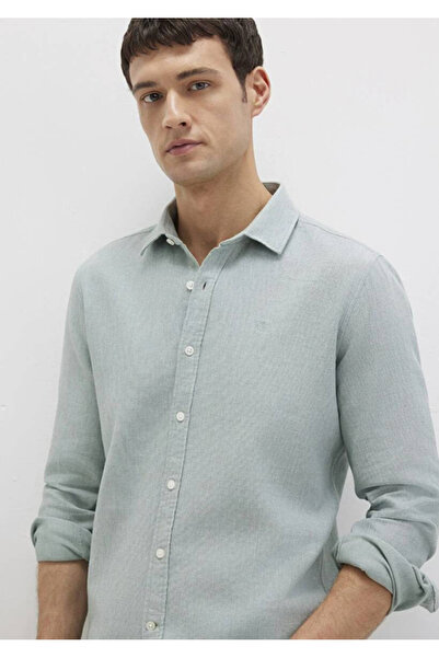 Mavi Uzun Kol Erkek Gömlek M0211656-71478