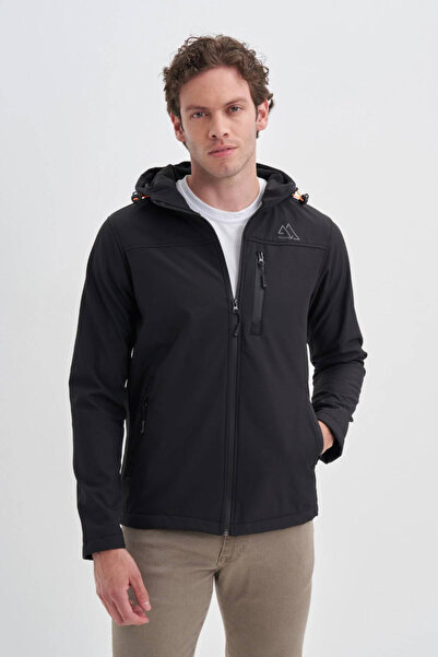 Cazador Palton de primăvară din softshell, seria Outdoor, slim fit