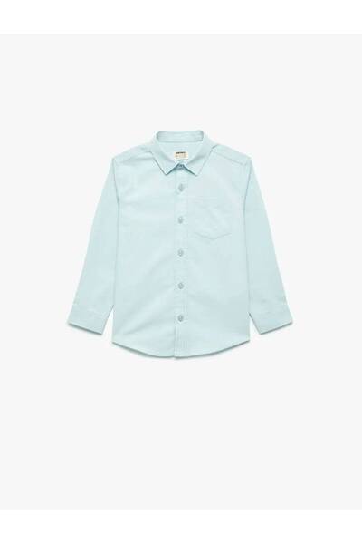 Koton Момчешка риза с дълъг ръкав 6WKB60006TW