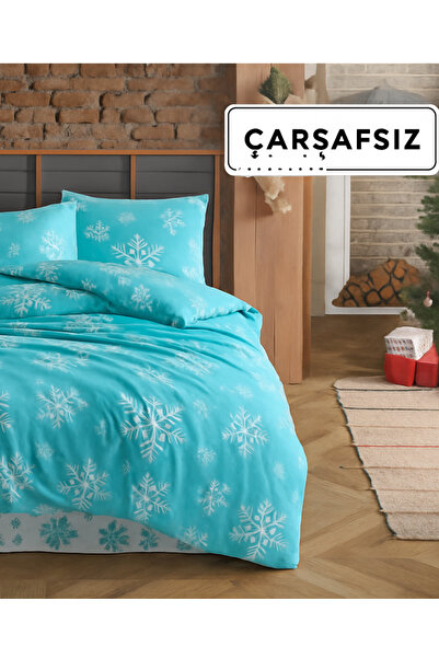 NazeninHome Flanel Flanel Zimski Set Navlaka za Poplun Jednokrevetno 100% Pam...