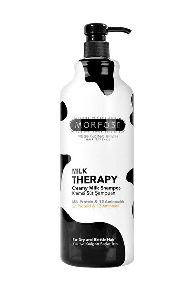 Morfose شامبو ميلك ثيرابي 1000 مل - بروتين الحليب، إصلاح، تأثير مغذي