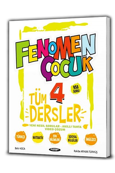 Fenomen Yayıncılık Kurmay Yayınları Fenomen Çocuk 4.Sınıf Tüm Dersler Soru Bankası 2026 Güncel Baskı