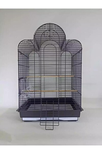 Dayang Kubbeli Kuş Kafes 47.5x36x69 Cm Siyah
